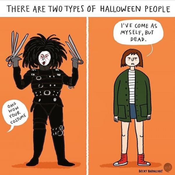 Bộ tranh hài hước: Trăm ngàn tình huống éo le khi thiên hạ chơi lễ Halloween Bộ tranh hài hước: Trăm ngàn tình huống éo le khi thiên hạ chơi lễ Halloween