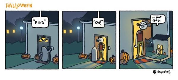 Bộ tranh hài hước: Trăm ngàn tình huống éo le khi thiên hạ chơi lễ Halloween Bộ tranh hài hước: Trăm ngàn tình huống éo le khi thiên hạ chơi lễ Halloween