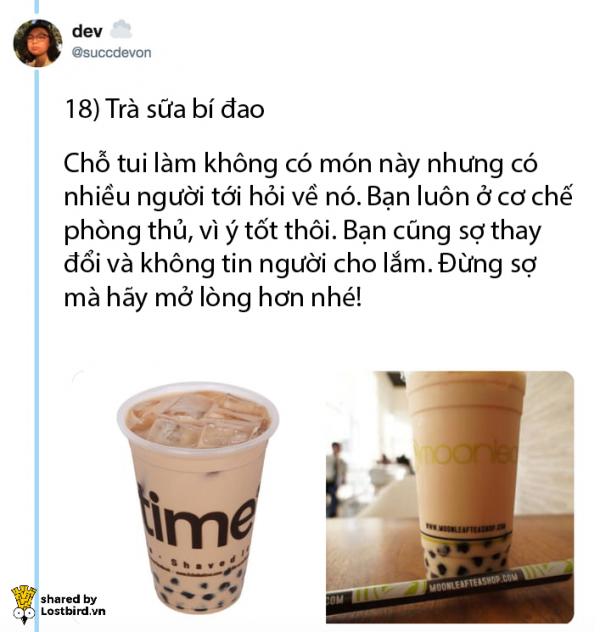 Chị nhân viên bán hàng dùng trà sữa bói tính cách cho người mua ai ngờ 'đắt khách' ầm ầm trên Twitter Chị nhân viên bán hàng dùng trà sữa bói tính cách cho người mua ai ngờ 'đắt khách' ầm ầm trên Twitter
