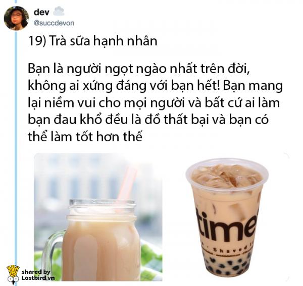 Chị nhân viên bán hàng dùng trà sữa bói tính cách cho người mua ai ngờ 'đắt khách' ầm ầm trên Twitter Chị nhân viên bán hàng dùng trà sữa bói tính cách cho người mua ai ngờ 'đắt khách' ầm ầm trên Twitter