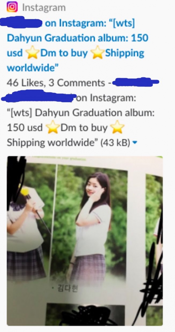 Bạn cũ rao bán ảnh kỷ yếu của Dahyun (TWICE) giá cao khó tin, tuyên bố ship toàn thế giới Bạn cũ rao bán ảnh kỷ yếu của Dahyun (TWICE) giá cao khó tin, tuyên bố ship toàn thế giới