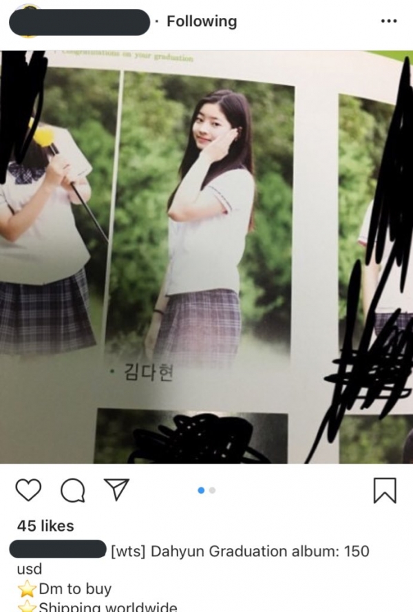 Bạn cũ rao bán ảnh kỷ yếu của Dahyun (TWICE) giá cao khó tin, tuyên bố ship toàn thế giới Bạn cũ rao bán ảnh kỷ yếu của Dahyun (TWICE) giá cao khó tin, tuyên bố ship toàn thế giới