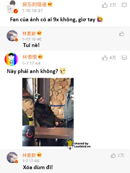 Lâm Canh Tân: Rất thích 'buôn dưa' với fan, tự khen mình đẹp trai, ai chê xấu còn đòi report Weibo Lâm Canh Tân: Rất thích 'buôn dưa' với fan, tự khen mình đẹp trai, ai chê xấu còn đòi report Weibo