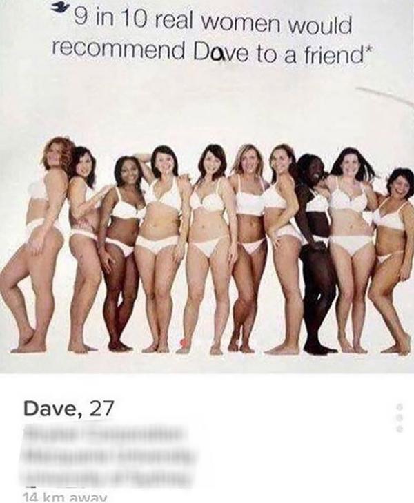 20 màn giới thiệu 'cười ra nước mắt' trên Tinder của các thanh niên tìm kiếm tình yêu trong vô vọng 20 màn giới thiệu 'cười ra nước mắt' trên Tinder của các thanh niên tìm kiếm tình yêu trong vô vọng
