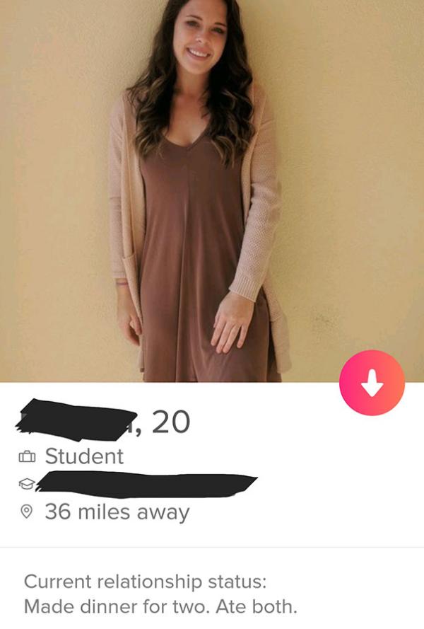 20 màn giới thiệu 'cười ra nước mắt' trên Tinder của các thanh niên tìm kiếm tình yêu trong vô vọng 20 màn giới thiệu 'cười ra nước mắt' trên Tinder của các thanh niên tìm kiếm tình yêu trong vô vọng