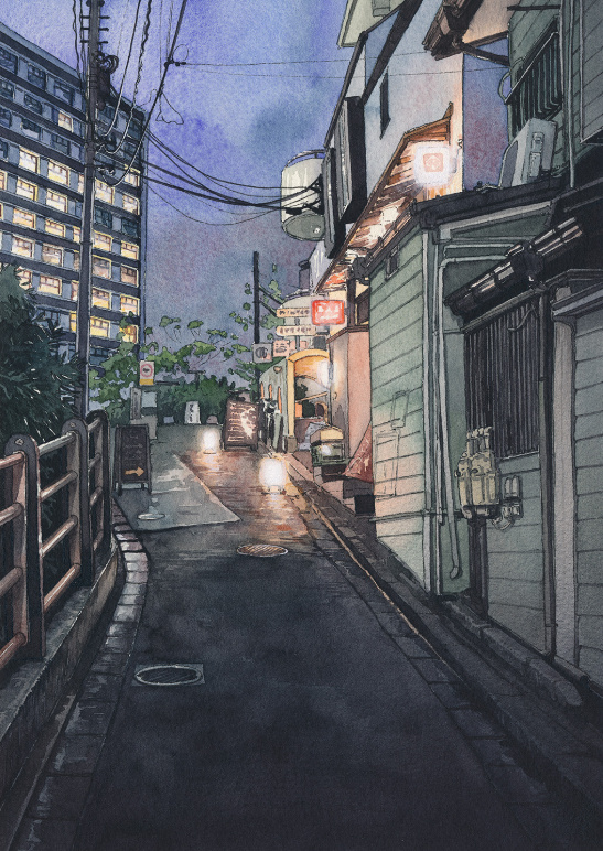 Đêm Tokyo dưới con mắt của người họa sĩ từng tham gia làm phim 'Your Name' Đêm Tokyo dưới con mắt của người họa sĩ từng tham gia làm phim 'Your Name'