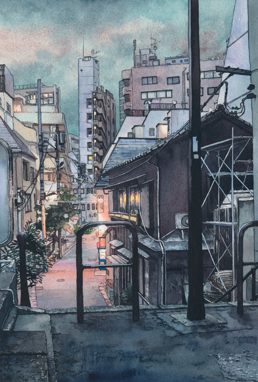 Đêm Tokyo dưới con mắt của người họa sĩ từng tham gia làm phim 'Your Name' Đêm Tokyo dưới con mắt của người họa sĩ từng tham gia làm phim 'Your Name'