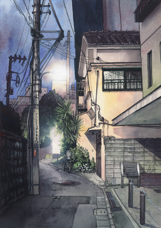 Đêm Tokyo dưới con mắt của người họa sĩ từng tham gia làm phim 'Your Name' Đêm Tokyo dưới con mắt của người họa sĩ từng tham gia làm phim 'Your Name'