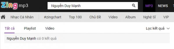 Duy Mạnh kiện Zing MP3 'xài chùa' bài hát của mình sau 10 năm Duy Mạnh kiện Zing MP3 'xài chùa' bài hát của mình sau 10 năm