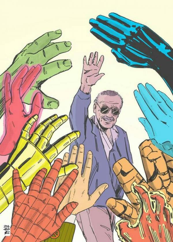 'Huyền thoại Marvel' Stan Lee qua nét vẽ của các họa sĩ trên khắp thế giới 'Huyền thoại Marvel' Stan Lee qua nét vẽ của các họa sĩ trên khắp thế giới