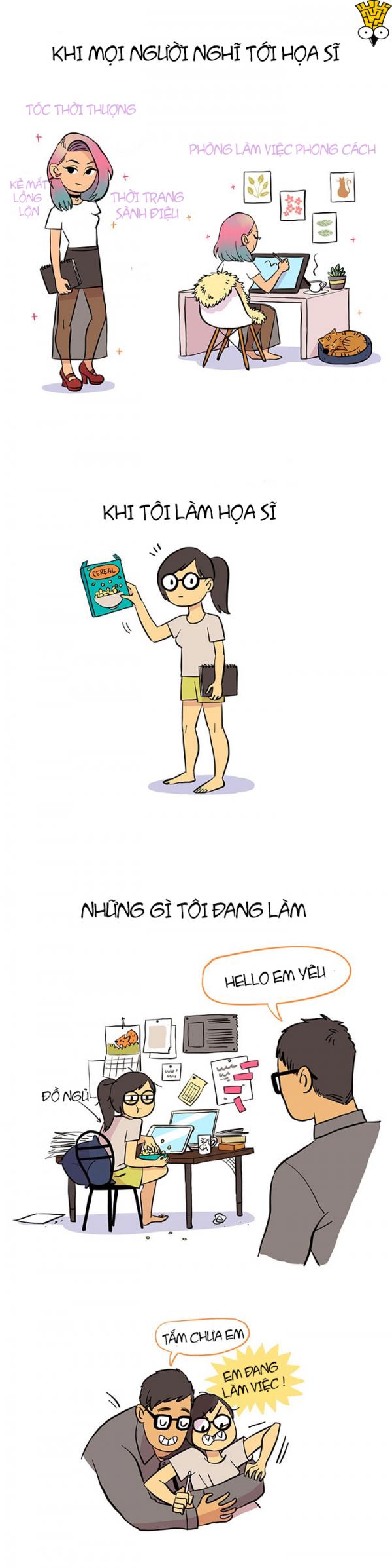 Truyện tranh: Tình yêu giữa chàng I.T và nàng họa sĩ thì như thế nào? Truyện tranh: Tình yêu giữa chàng I.T và nàng họa sĩ thì như thế nào?