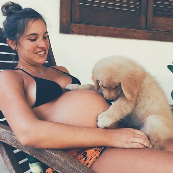 20 tấm hình tình cảm khi thú cưng mong ngóng 'sen nhí' chào đời 20 tấm hình tình cảm khi thú cưng mong ngóng 'sen nhí' chào đời