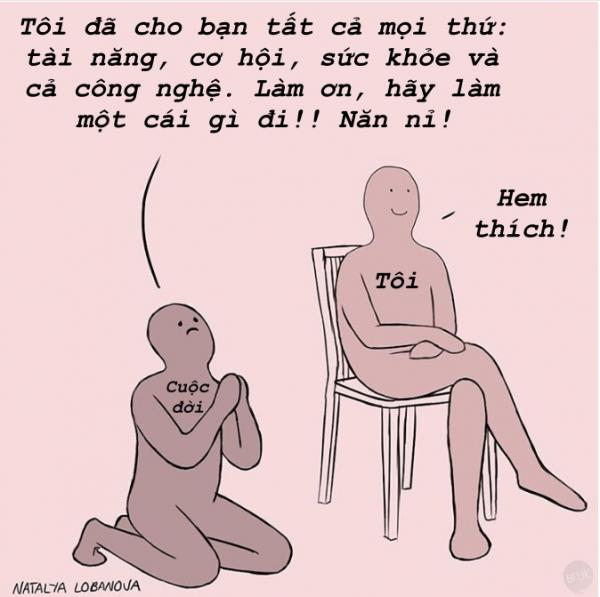 Bộ tranh vui: Con người là một loài mâu thuẫn thế nên mới có những chuyện tréo ngoe thế này đây Bộ tranh vui: Con người là một loài mâu thuẫn thế nên mới có những chuyện tréo ngoe thế này đây