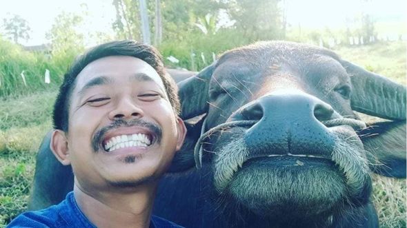 Tình bạn dễ thương 'có ruộng cùng cày, có điện thoại cùng selfie' giữa anh nông dân và trâu cưng Tình bạn dễ thương 'có ruộng cùng cày, có điện thoại cùng selfie' giữa anh nông dân và trâu cưng
