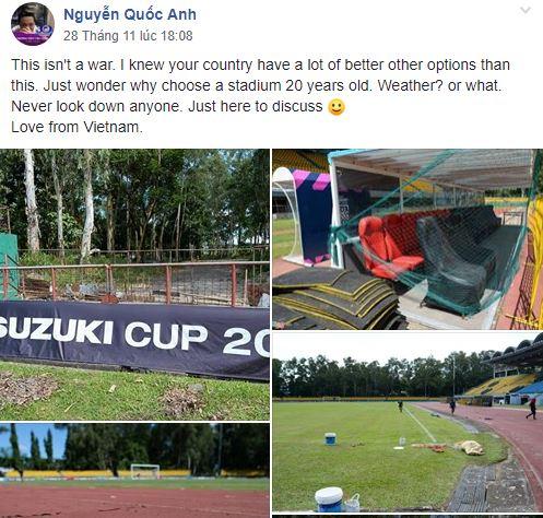 Bán kết AFF Cup 2018, tuyển Việt Nam phải đá ở sân vận động còn thua... cấp huyện Bán kết AFF Cup 2018, tuyển Việt Nam phải đá ở sân vận động còn thua... cấp huyện