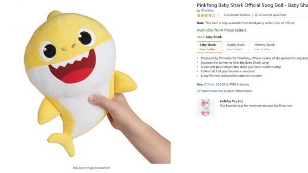 'Cơn ác mộng Baby Shark' đi muôn nơi vì Amazon đã mở bán cá mập bông biết hát 'Cơn ác mộng Baby Shark' đi muôn nơi vì Amazon đã mở bán cá mập bông biết hát