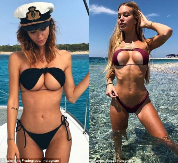 Bikini với phần áo lộn ngược - Trào lưu chỉ dành cho những cô nàng dũng cảm Bikini với phần áo lộn ngược - Trào lưu chỉ dành cho những cô nàng dũng cảm
