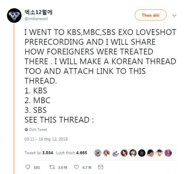 EXO-L quốc tế đồng loạt tố cáo fan Hàn vì thói quen 'bắt nạt' và phân biệt đối xử EXO-L quốc tế đồng loạt tố cáo fan Hàn vì thói quen 'bắt nạt' và phân biệt đối xử