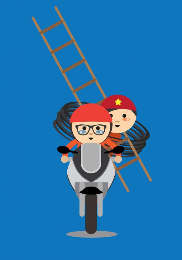 Báo Tây thích thú với những chiếc xe 'đa-zi-năng' của Việt Nam Báo Tây thích thú với những chiếc xe 'đa-zi-năng' của Việt Nam
