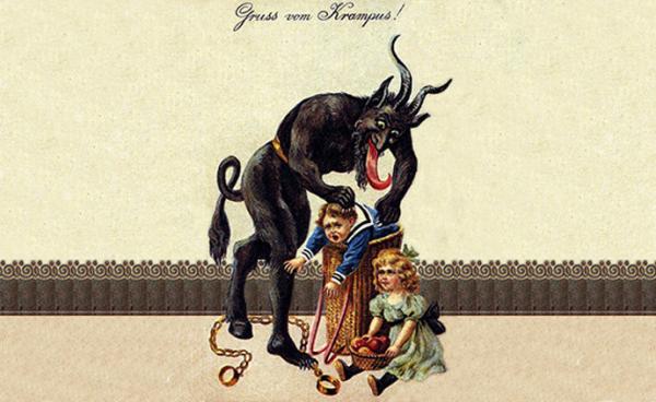 Krampus - Phiên bản đen tối của Santa Claus và cách trừng phạt trẻ hư nghe thôi cũng rùng mình Krampus - Phiên bản đen tối của Santa Claus và cách trừng phạt trẻ hư nghe thôi cũng rùng mình