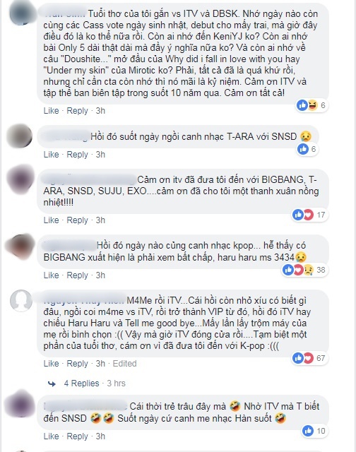 iTV ngừng phát sóng, fan K-Pop khóc hết nước mắt nói lời tạm biệt 10 năm thanh xuân iTV ngừng phát sóng, fan K-Pop khóc hết nước mắt nói lời tạm biệt 10 năm thanh xuân