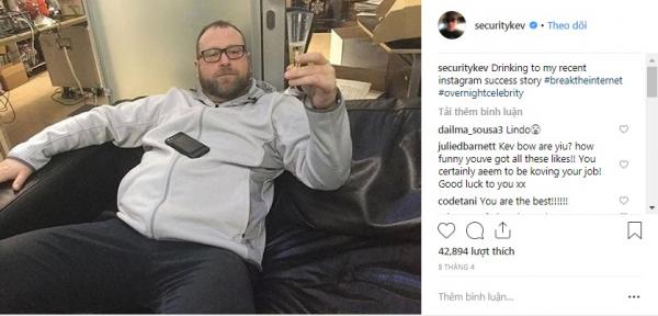 Chàng vệ sĩ 'lầy lội' của Ed Sheeran suốt ngày đăng ảnh lên Instagram trêu chọc ông chủ Chàng vệ sĩ 'lầy lội' của Ed Sheeran suốt ngày đăng ảnh lên Instagram trêu chọc ông chủ