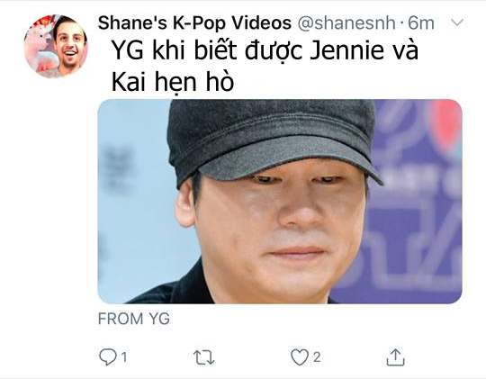 Jennie và Kai hẹn hò: Dân mạng hóa cú sốc đầu năm thành loạt meme hài điên đảo Jennie và Kai hẹn hò: Dân mạng hóa cú sốc đầu năm thành loạt meme hài điên đảo