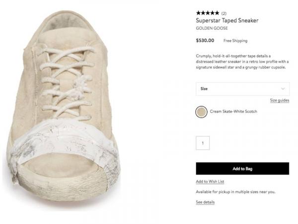 Thương hiệu cao cấp Golden Goose ra mắt mẫu 'giày đạp phân' giá hơn 13 triệu đồng Thương hiệu cao cấp Golden Goose ra mắt mẫu 'giày đạp phân' giá hơn 13 triệu đồng