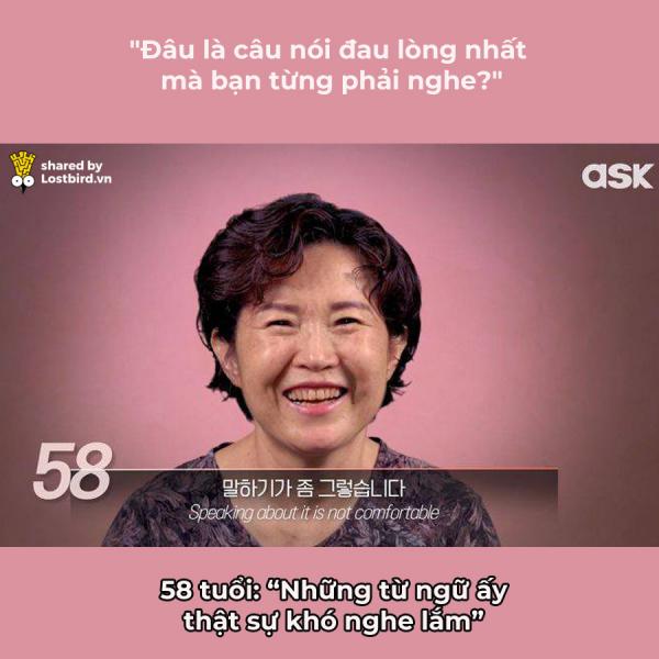 'Câu nói đau lòng nhất bạn từng phải nghe?': Đây là đáp án của 70 người Hàn từ 5 đến 74 tuổi 'Câu nói đau lòng nhất bạn từng phải nghe?': Đây là đáp án của 70 người Hàn từ 5 đến 74 tuổi