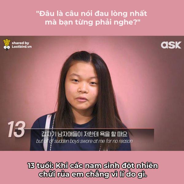 'Câu nói đau lòng nhất bạn từng phải nghe?': Đây là đáp án của 70 người Hàn từ 5 đến 74 tuổi 'Câu nói đau lòng nhất bạn từng phải nghe?': Đây là đáp án của 70 người Hàn từ 5 đến 74 tuổi
