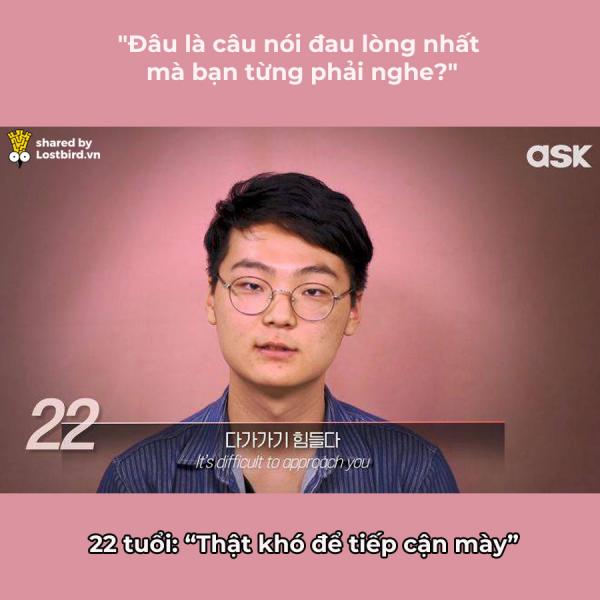 'Câu nói đau lòng nhất bạn từng phải nghe?': Đây là đáp án của 70 người Hàn từ 5 đến 74 tuổi 'Câu nói đau lòng nhất bạn từng phải nghe?': Đây là đáp án của 70 người Hàn từ 5 đến 74 tuổi