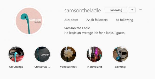Thế giới đang vận hành kiểu gì vậy: Đến cái muôi múc súp cũng có 72 nghìn follow trên Instagram Thế giới đang vận hành kiểu gì vậy: Đến cái muôi múc súp cũng có 72 nghìn follow trên Instagram