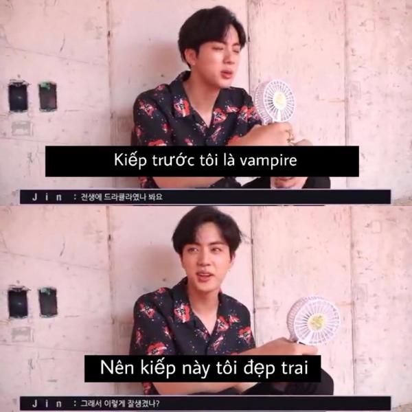 Những phát ngôn hài để đời của Jin (BTS) - quý ông đẹp trai 'dị ứng với sự nghiêm túc' Những phát ngôn hài để đời của Jin (BTS) - quý ông đẹp trai 'dị ứng với sự nghiêm túc'