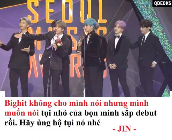 Những phát ngôn hài để đời của Jin (BTS) - quý ông đẹp trai 'dị ứng với sự nghiêm túc' Những phát ngôn hài để đời của Jin (BTS) - quý ông đẹp trai 'dị ứng với sự nghiêm túc'