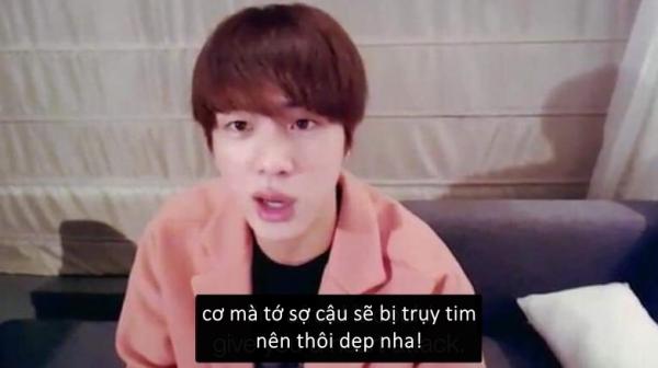 Những phát ngôn hài để đời của Jin (BTS) - quý ông đẹp trai 'dị ứng với sự nghiêm túc' Những phát ngôn hài để đời của Jin (BTS) - quý ông đẹp trai 'dị ứng với sự nghiêm túc'