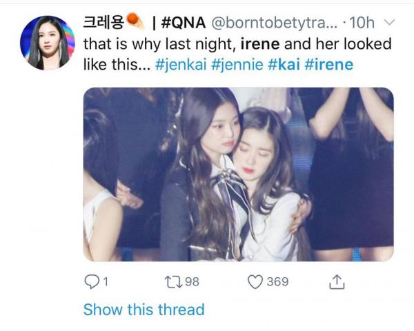Gaon Music Award: Ngược xuôi ngang dọc, hóa ra Jennie vẫn là của 'chị Đẹp' Irene Gaon Music Award: Ngược xuôi ngang dọc, hóa ra Jennie vẫn là của 'chị Đẹp' Irene