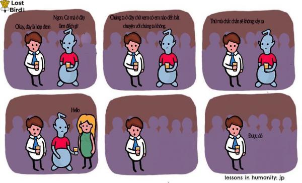 Vui một chút với bộ tranh: Khi người Trái Đất dạy người ngoài hành tinh về nhân tình thế thái Vui một chút với bộ tranh: Khi người Trái Đất dạy người ngoài hành tinh về nhân tình thế thái