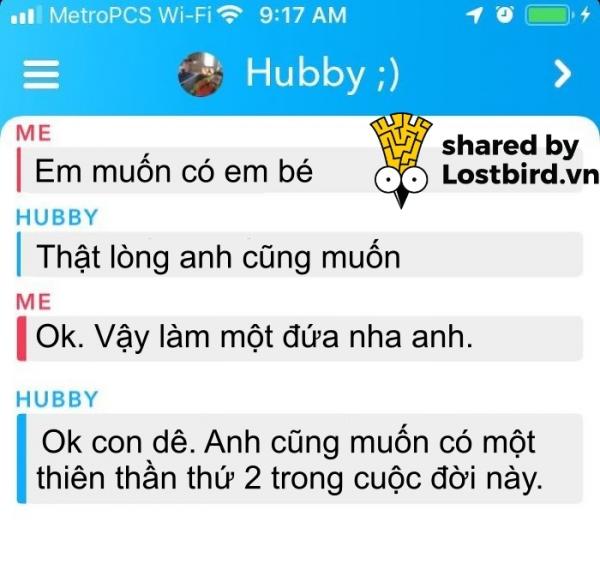 Những câu trả lời bá đạo của 'nửa kia' nhà người ta cho câu hỏi 'Em/Anh muốn có em bé' Những câu trả lời bá đạo của 'nửa kia' nhà người ta cho câu hỏi 'Em/Anh muốn có em bé'