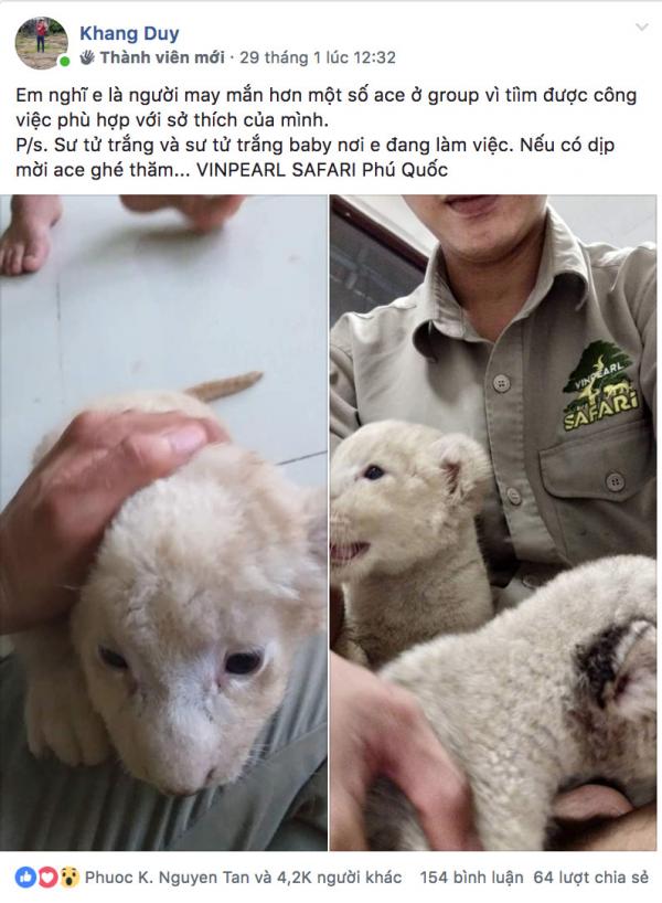 Chàng nhân viên vườn thú hoang dã lớn nhất Việt Nam và loạt chuyện 'hậu trường' lần đầu mới kể Chàng nhân viên vườn thú hoang dã lớn nhất Việt Nam và loạt chuyện 'hậu trường' lần đầu mới kể