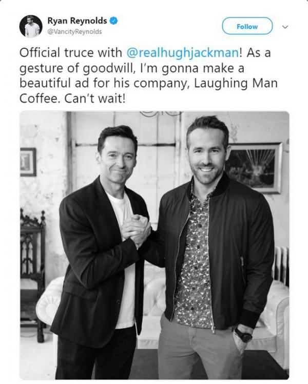 Ryan Reynolds chi 1 triệu USD quay CF giúp bạn nhưng xem Hugh Jackman đã 'tạo nghiệp' gì này! Ryan Reynolds chi 1 triệu USD quay CF giúp bạn nhưng xem Hugh Jackman đã 'tạo nghiệp' gì này!