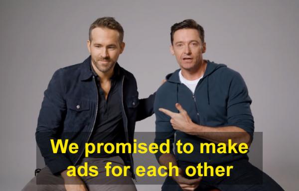 Ryan Reynolds chi 1 triệu USD quay CF giúp bạn nhưng xem Hugh Jackman đã 'tạo nghiệp' gì này! Ryan Reynolds chi 1 triệu USD quay CF giúp bạn nhưng xem Hugh Jackman đã 'tạo nghiệp' gì này!