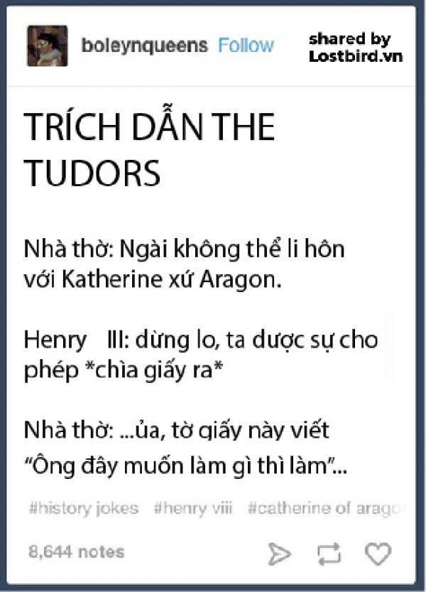Lịch sử thế giới không còn khô khan với loạt meme hài hước trên Tumblr Lịch sử thế giới không còn khô khan với loạt meme hài hước trên Tumblr