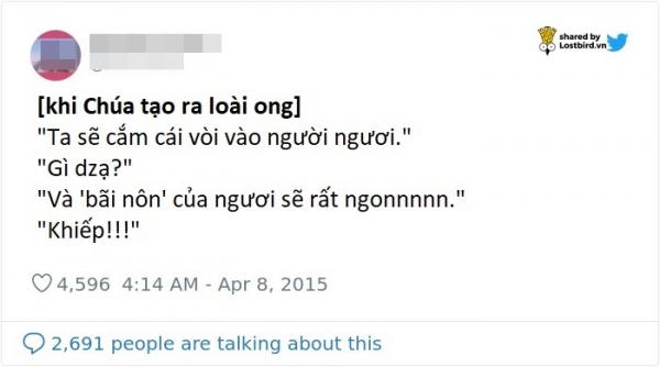 Chúa đã nghĩ gì khi ngài sáng tạo ra các loài sinh vật này nhỉ? Chúa đã nghĩ gì khi ngài sáng tạo ra các loài sinh vật này nhỉ?