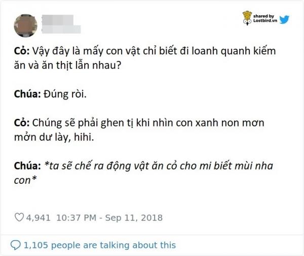 Chúa đã nghĩ gì khi ngài sáng tạo ra các loài sinh vật này nhỉ? Chúa đã nghĩ gì khi ngài sáng tạo ra các loài sinh vật này nhỉ?