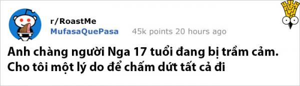 Chàng trai trầm cảm đăng hình lên Reddit để bị chế giễu nhưng lại nhận được kết quả bất ngờ Chàng trai trầm cảm đăng hình lên Reddit để bị chế giễu nhưng lại nhận được kết quả bất ngờ