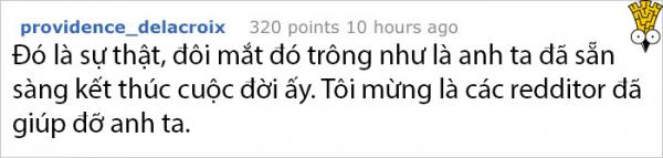 Chàng trai trầm cảm đăng hình lên Reddit để bị chế giễu nhưng lại nhận được kết quả bất ngờ Chàng trai trầm cảm đăng hình lên Reddit để bị chế giễu nhưng lại nhận được kết quả bất ngờ