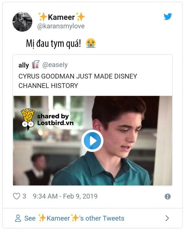 Disney Channel có nhân vật công khai là người đồng tính đầu tiên trên truyền hình Disney Channel có nhân vật công khai là người đồng tính đầu tiên trên truyền hình