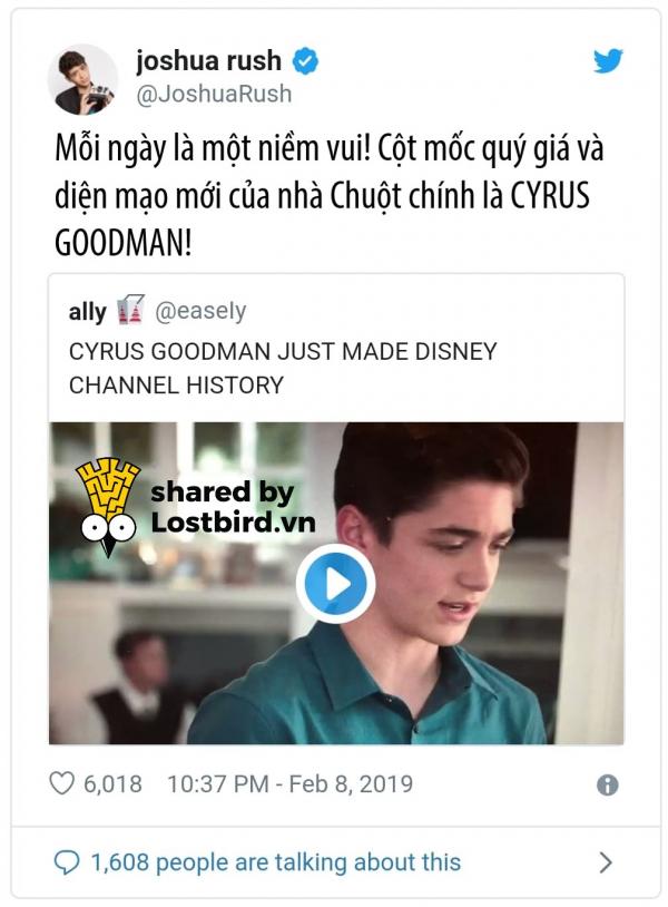 Disney Channel có nhân vật công khai là người đồng tính đầu tiên trên truyền hình Disney Channel có nhân vật công khai là người đồng tính đầu tiên trên truyền hình