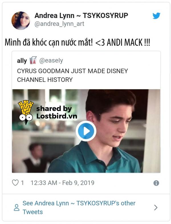 Disney Channel có nhân vật công khai là người đồng tính đầu tiên trên truyền hình Disney Channel có nhân vật công khai là người đồng tính đầu tiên trên truyền hình