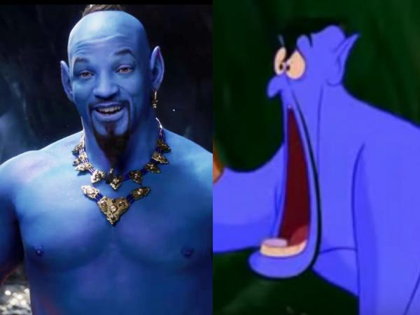Aladdin 2019: Các fan 'hoảng hốt' trước tạo hình thần đèn 'to và xanh' của Will Smith Aladdin 2019: Các fan 'hoảng hốt' trước tạo hình thần đèn 'to và xanh' của Will Smith
